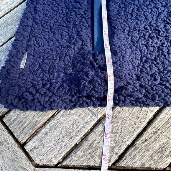 Antigua Womens Blue Boston Red Sox Sherpa Grace Full Zip Mock Neck Size 2XL Vest - Picture 10 of 11